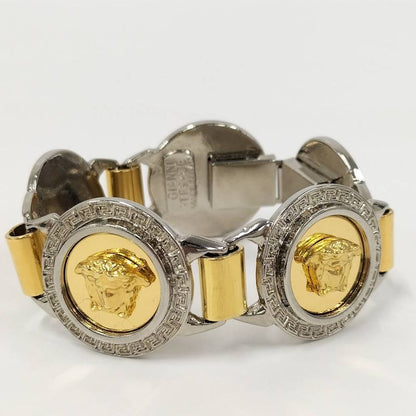 Versace Gianni Bracelet Plated Silver Gold