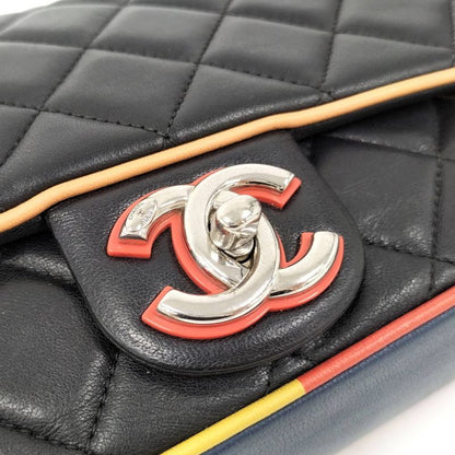Chanel Quilted Chain Shoulder Bag Lambskin