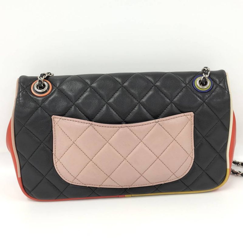 Chanel Quilted Chain Shoulder Bag Lambskin