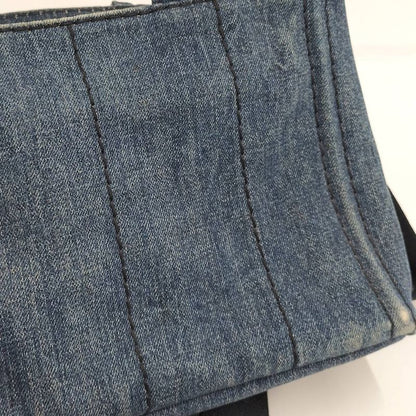 Prada Canapa Tote Denim Blue