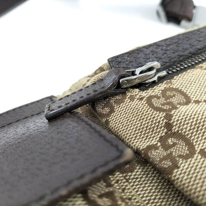 Gucci Belt Bag GG Canvas Leather Brown