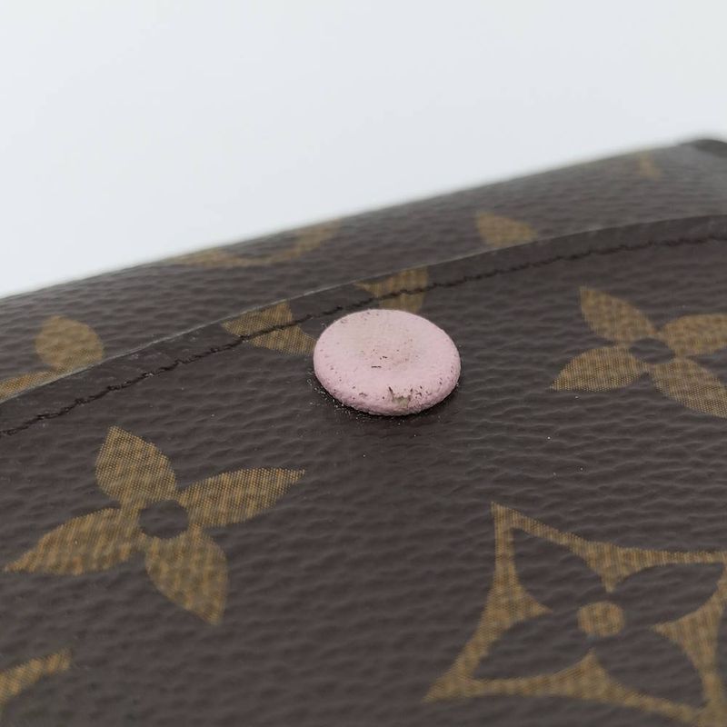 Louis Vuitton Porte-Monnaie Rosalie Coin Case Rose Velours Monogram