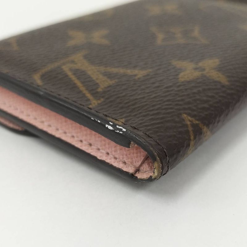 Louis Vuitton Porte-Monnaie Rosalie Coin Case Rose Velours Monogram