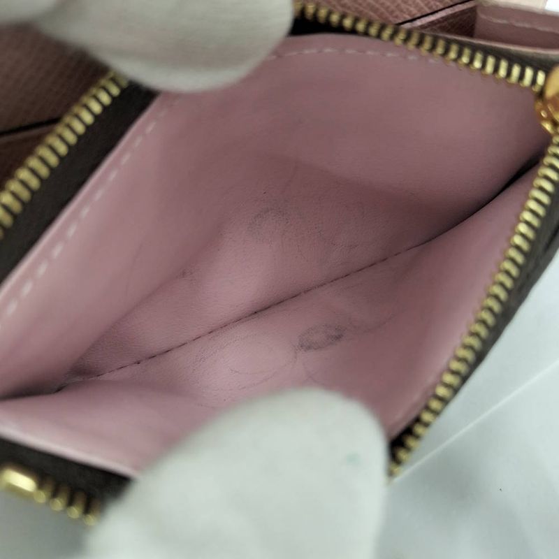 Louis Vuitton Porte-Monnaie Rosalie Coin Case Rose Velours Monogram
