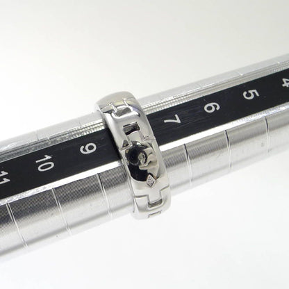 Hermes Cles Ring 18k White Gold 48