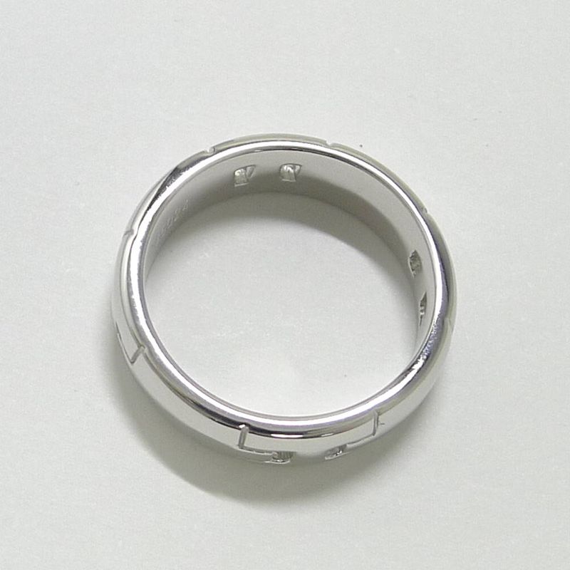 Hermes Cles Ring 18k White Gold 48