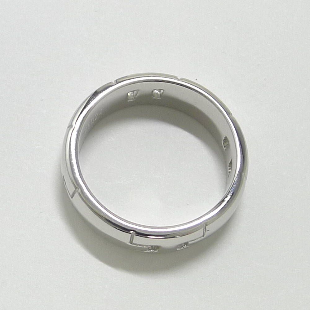 Hermes Cles Ring 18k White Gold 48