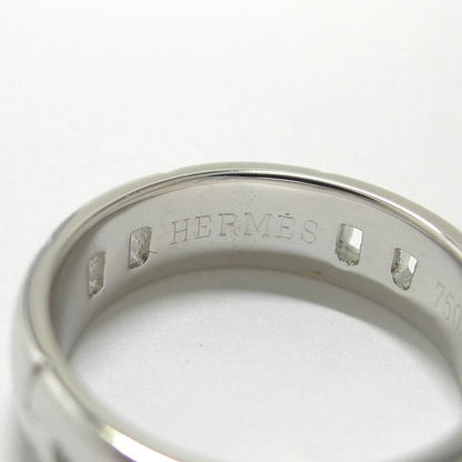 Hermes Cles Ring 18k White Gold 48