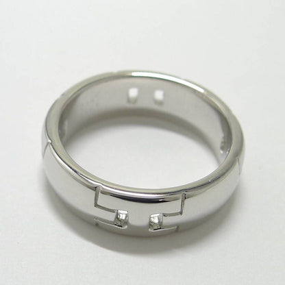 Hermes Cles Ring 18k White Gold 48