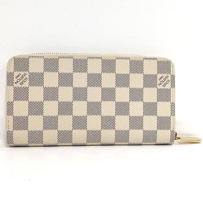 Louis Vuitton Zippy Wallet Zip Around Kirin Christmas Limited Damier Azur