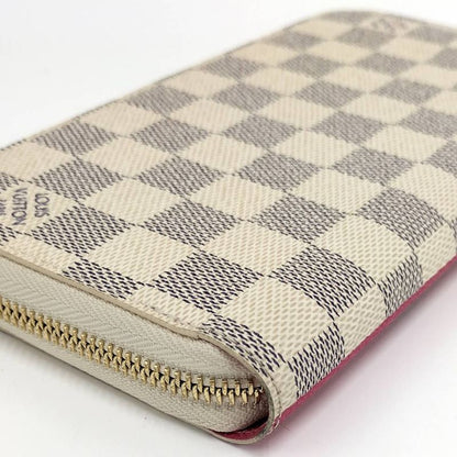 Louis Vuitton Zippy Wallet Zip Around Kirin Christmas Limited Damier Azur