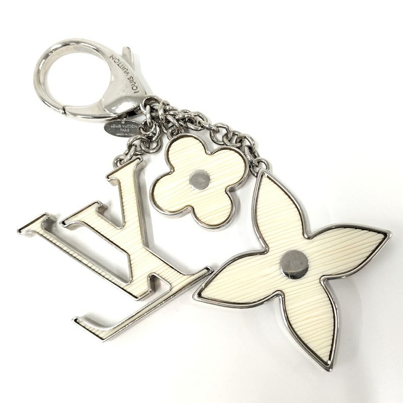 Louis Vuitton Sac Full de Epi Key Ring Silver Plated