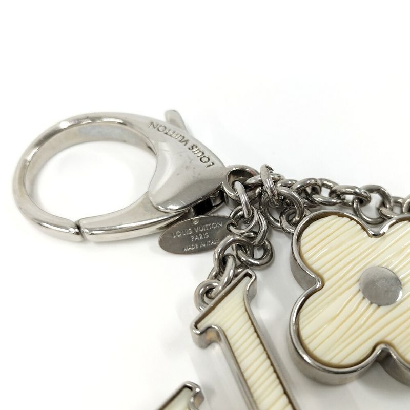 Louis Vuitton Sac Full de Epi Key Ring Silver Plated