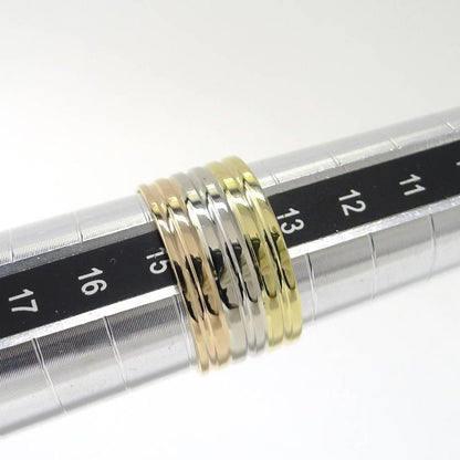 Cartier Double C Ring YG PG 18k White Gold YG PG Three Color 55