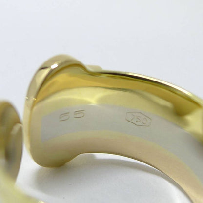 Cartier Double C Ring YG PG 18k White Gold YG PG Three Color 55