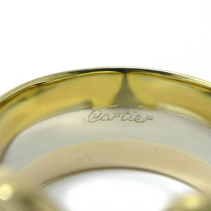 Cartier Double C Ring YG PG 18k White Gold YG PG Three Color 55