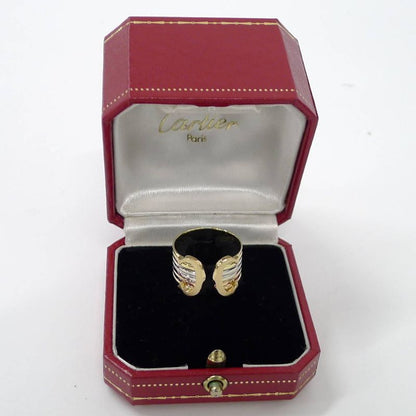 Cartier Double C Ring YG PG 18k White Gold YG PG Three Color 55