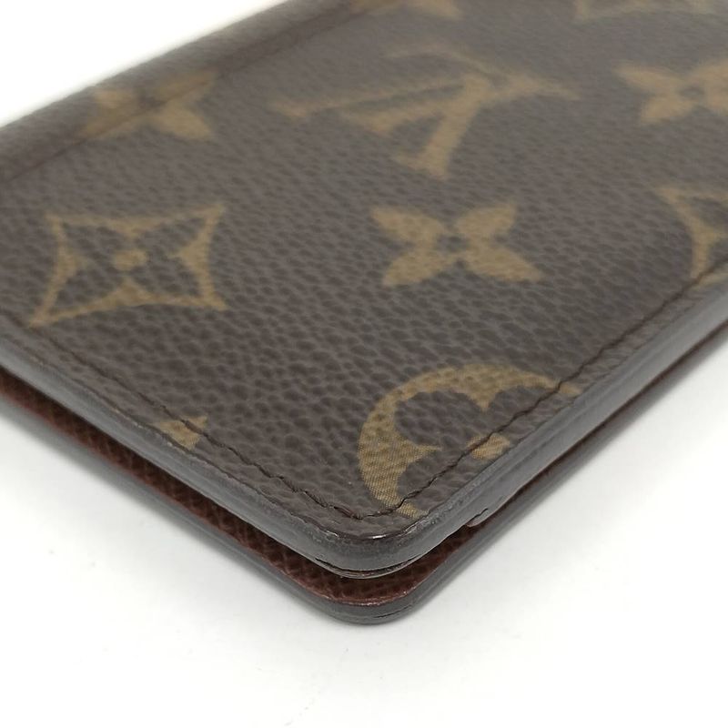 Louis Vuitton Card Holder Pass Vertical Case Monogram