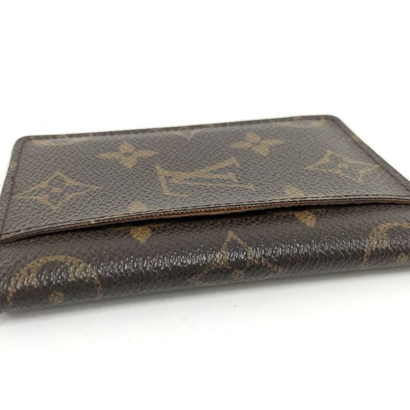 Louis Vuitton Card Holder Pass Vertical Case Monogram