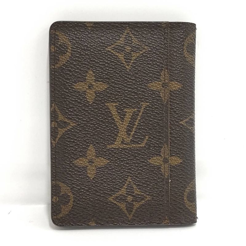 Louis Vuitton Card Holder Pass Vertical Case Monogram