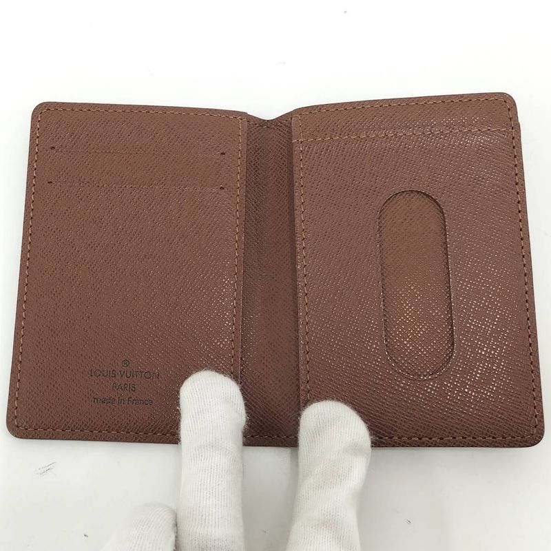 Louis Vuitton Card Holder Pass Vertical Case Monogram