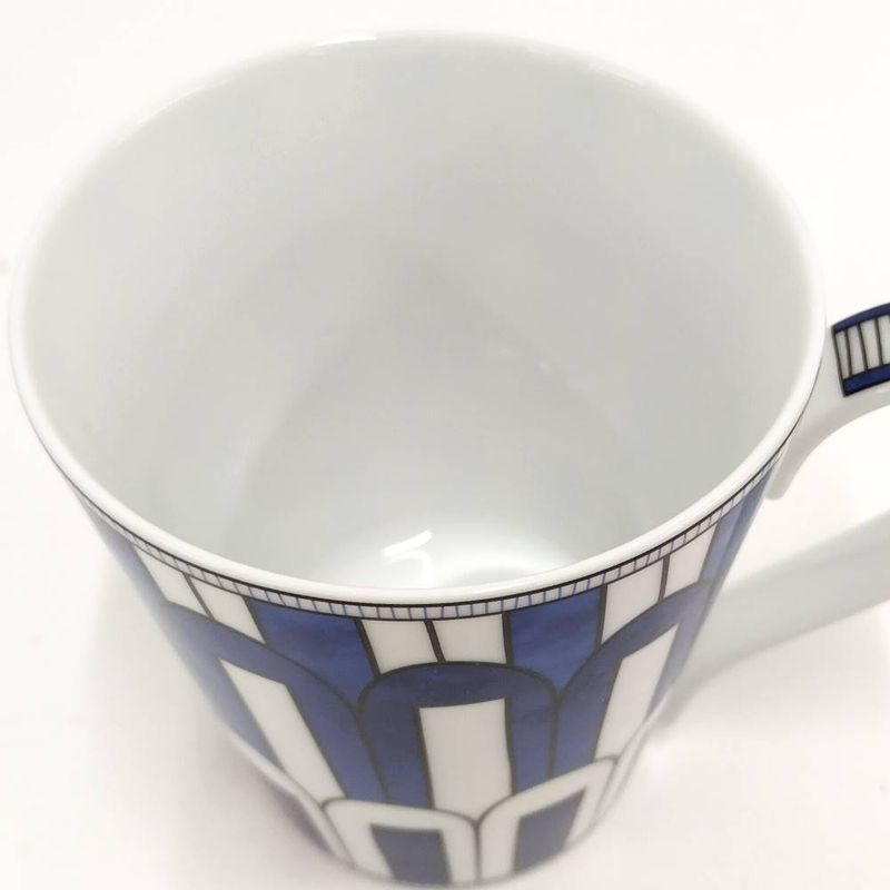 Hermes Blue Daille Mug White Hat