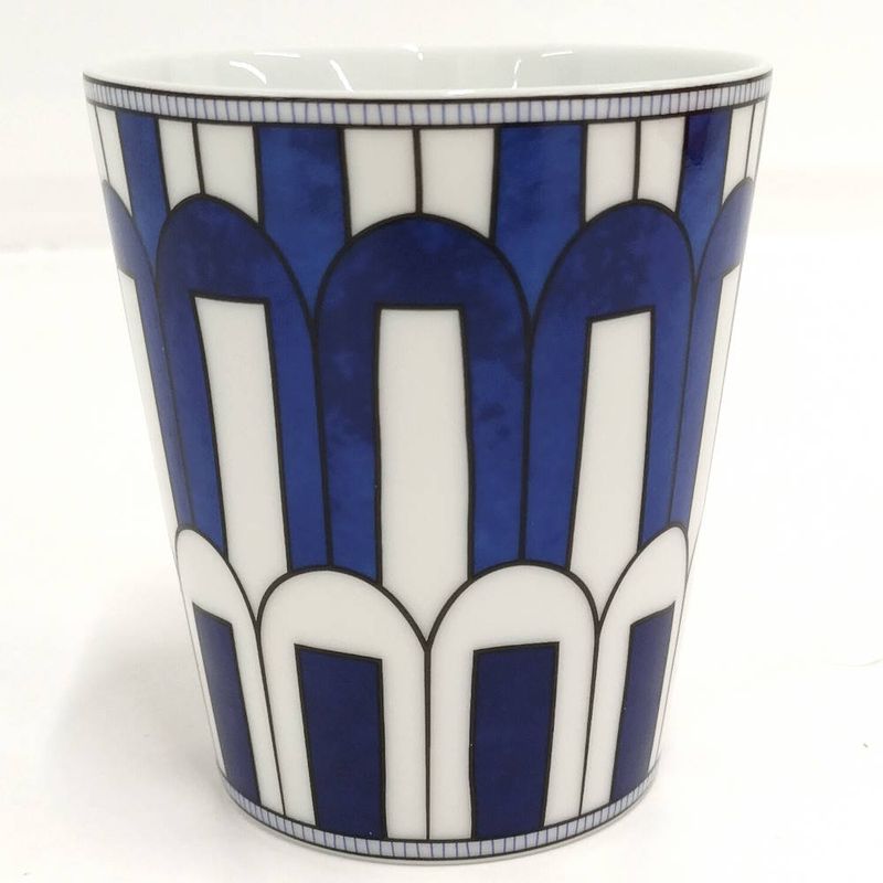 Hermes Blue Daille Mug White Hat
