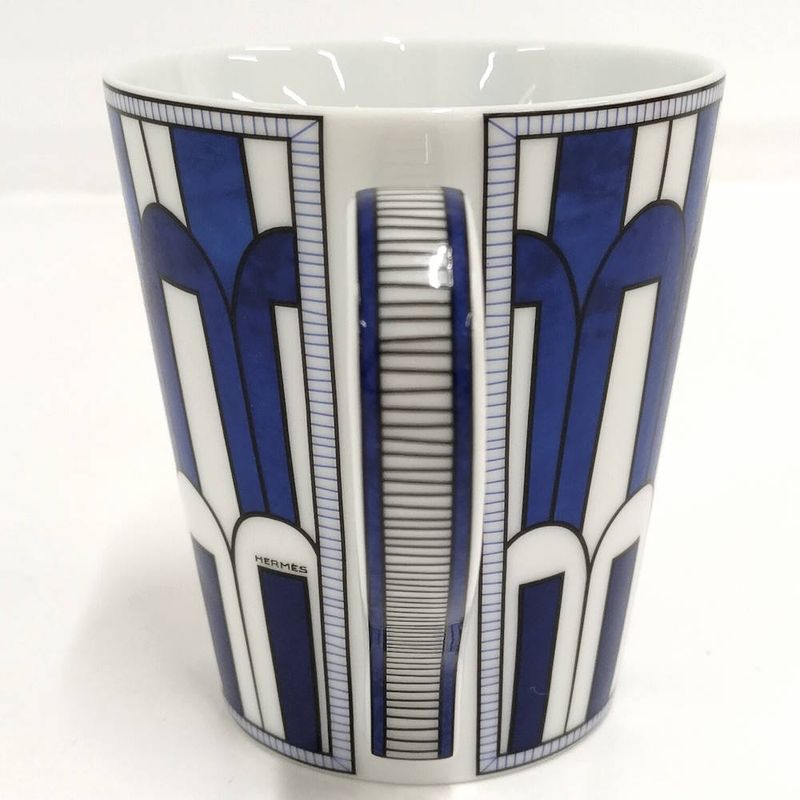 Hermes Blue Daille Mug White Hat