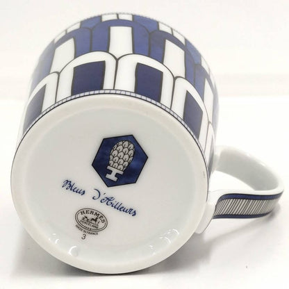 Hermes Blue Daille Mug White Hat