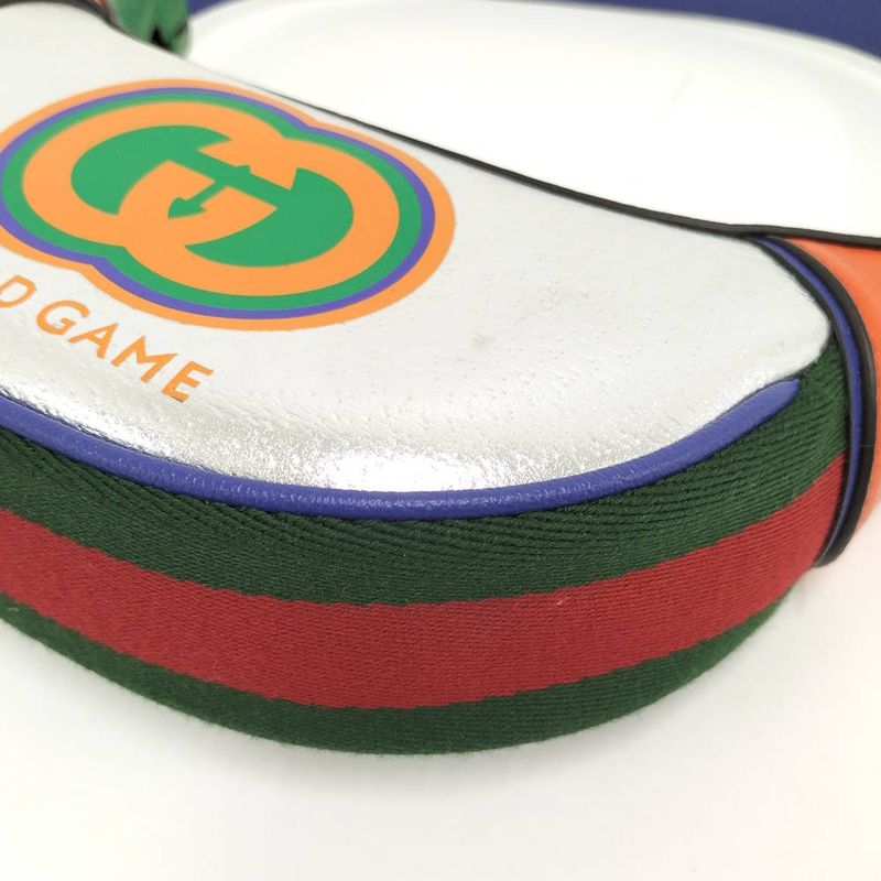 Gucci Game Mini Bag Half Moon Leather Multicolor