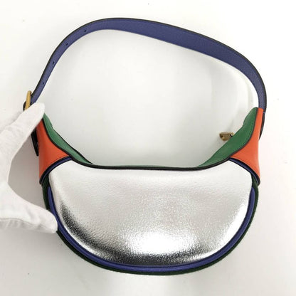 Gucci Game Mini Bag Half Moon Leather Multicolor