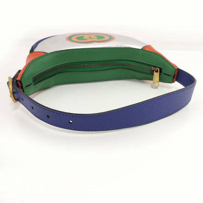 Gucci Game Mini Bag Half Moon Leather Multicolor
