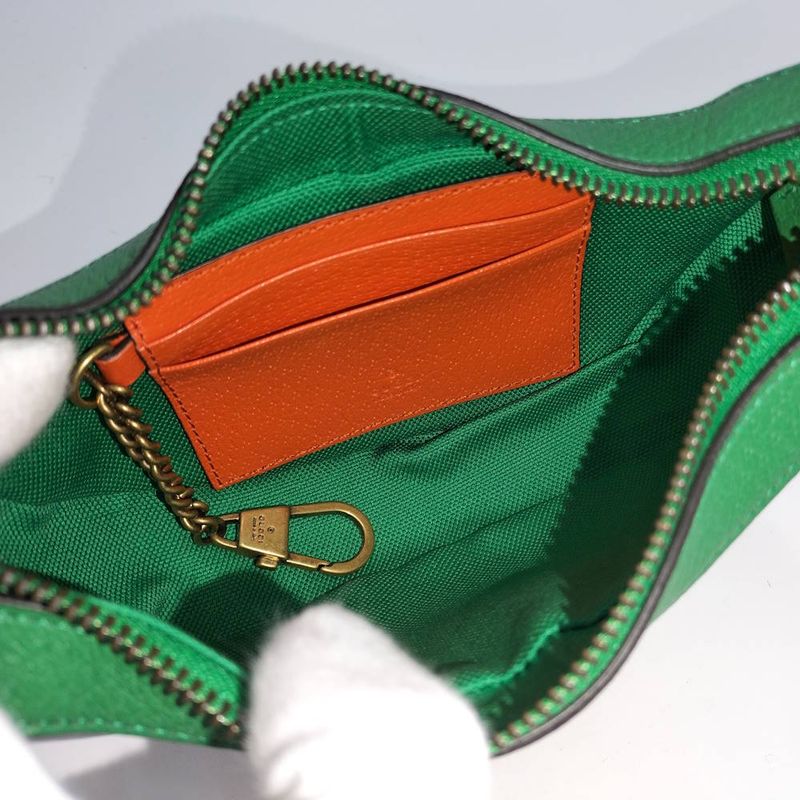 Gucci Game Mini Bag Half Moon Leather Multicolor