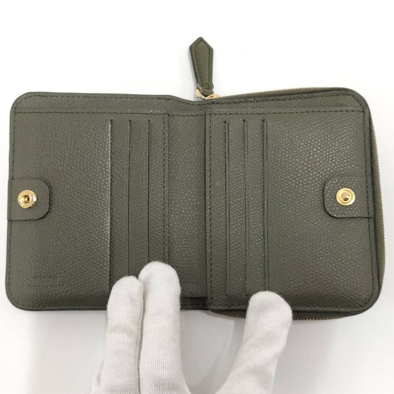 Fendi Wallet F's Leather Green