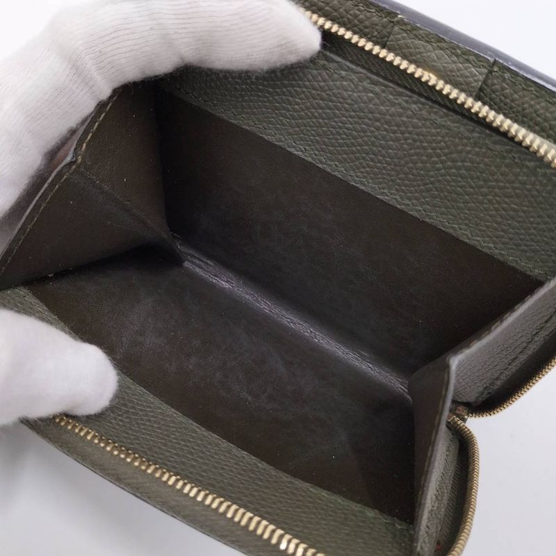 Fendi Wallet F's Leather Green