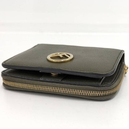 Fendi Wallet F's Leather Green