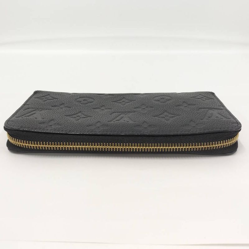 Louis Vuitton Zippy Wallet Zip Around Monogram Empreinte Noir Black