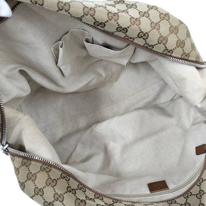 Gucci Boston Bag GG Canvas Beige