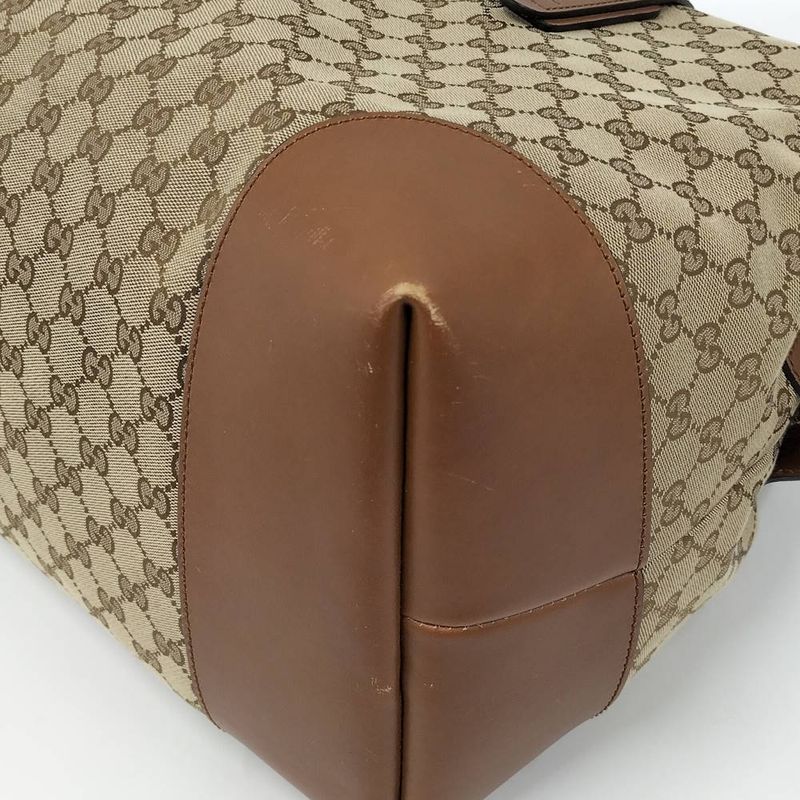 Gucci Boston Bag GG Canvas Beige