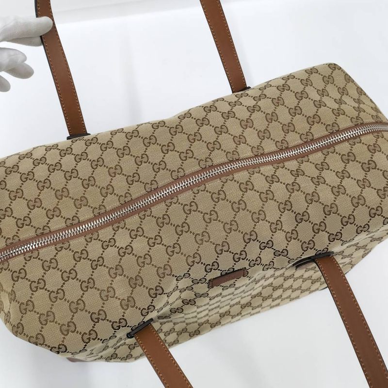 Gucci Boston Bag GG Canvas Beige