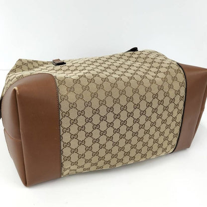 Gucci Boston Bag GG Canvas Beige