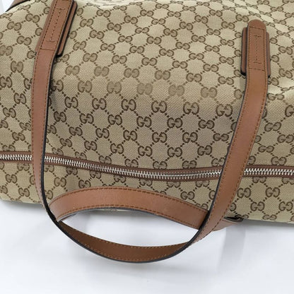 Gucci Boston Bag GG Canvas Beige