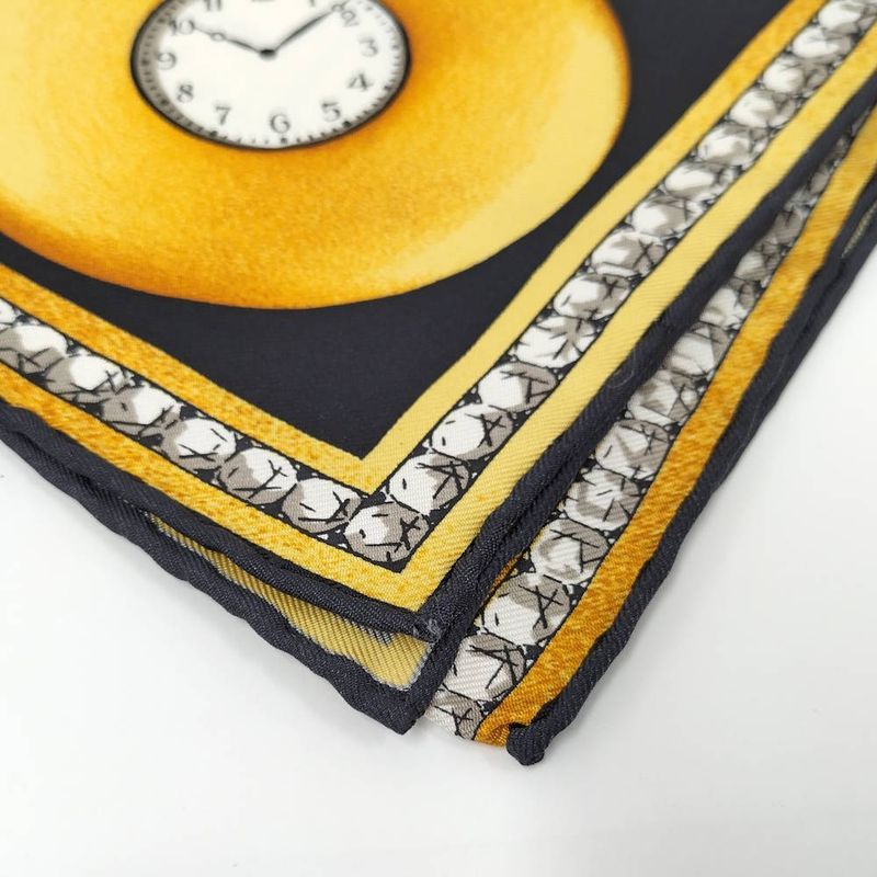 Cartier Scarf Watch Silk Scarf Black White