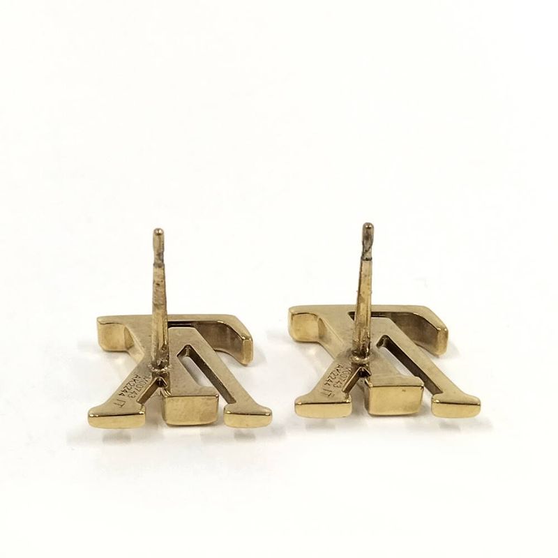 Louis Vuitton LV Iconic Earrings Plated Gold
