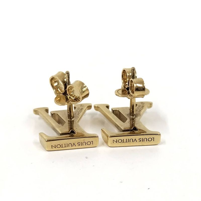 Louis Vuitton LV Iconic Earrings Plated Gold