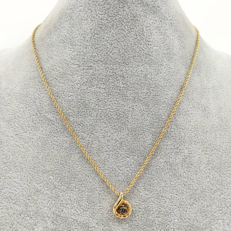 Dior Necklace Plated Gold