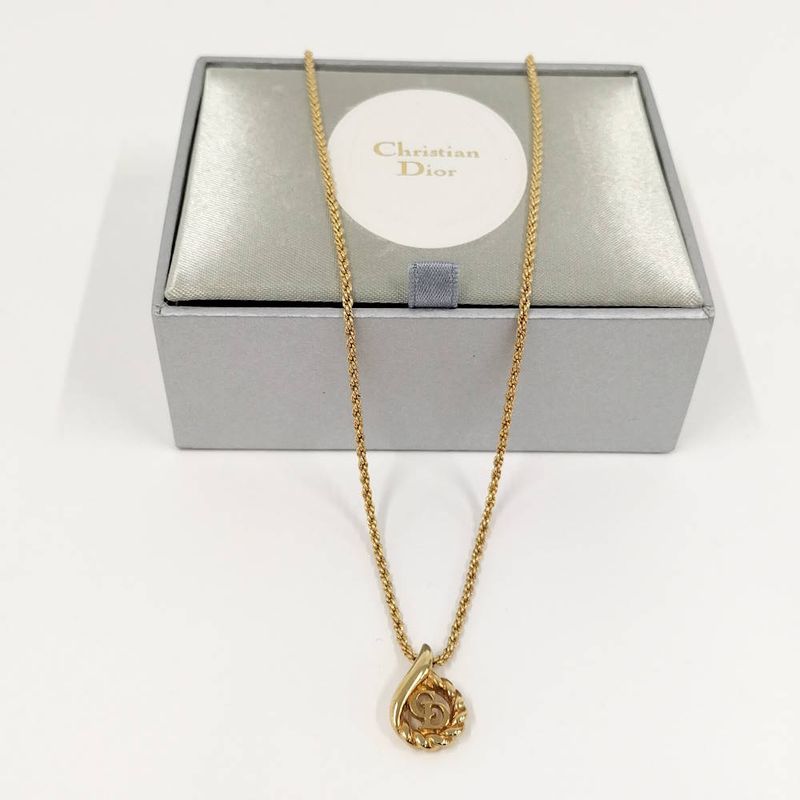 Dior Necklace Plated Gold
