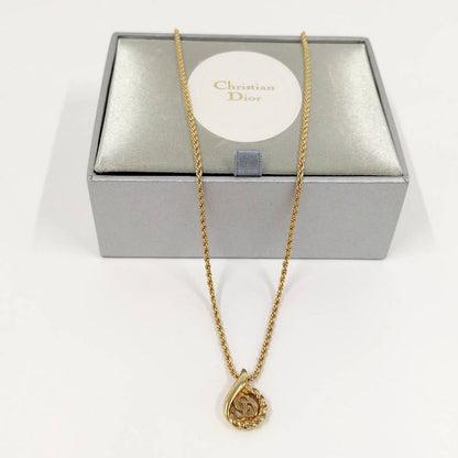 Dior Necklace Plated Gold