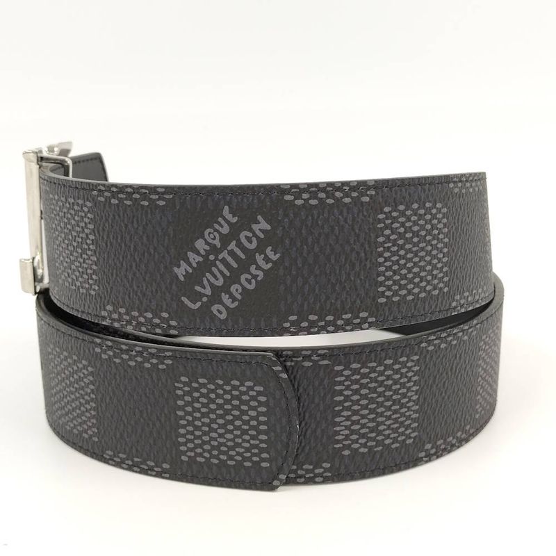 Louis Vuitton Belt LV Dimension Reversible Graphite