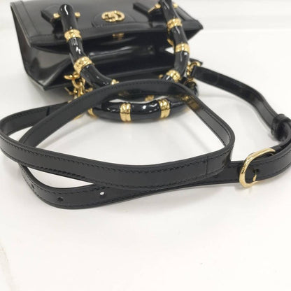 Gucci Diana Small Tote 2-Way Shoulder Bag Leather Black